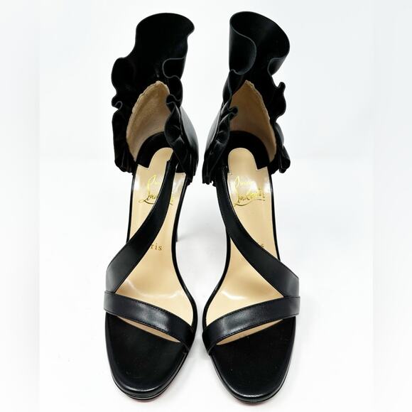 Christian Louboutin Colankle 120 Nappa Black Heel Pumps - Picture 7 of 14